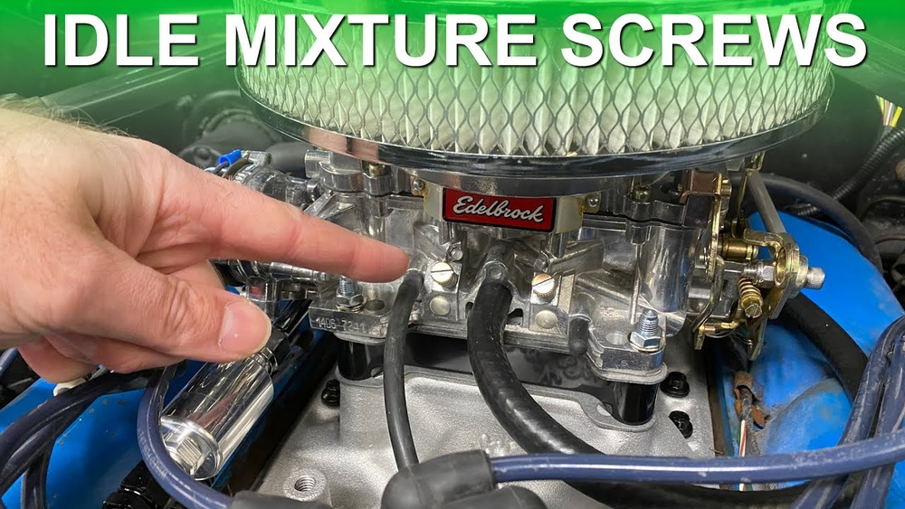 How to Adjust Edelbrock Carb on 350 Chevy