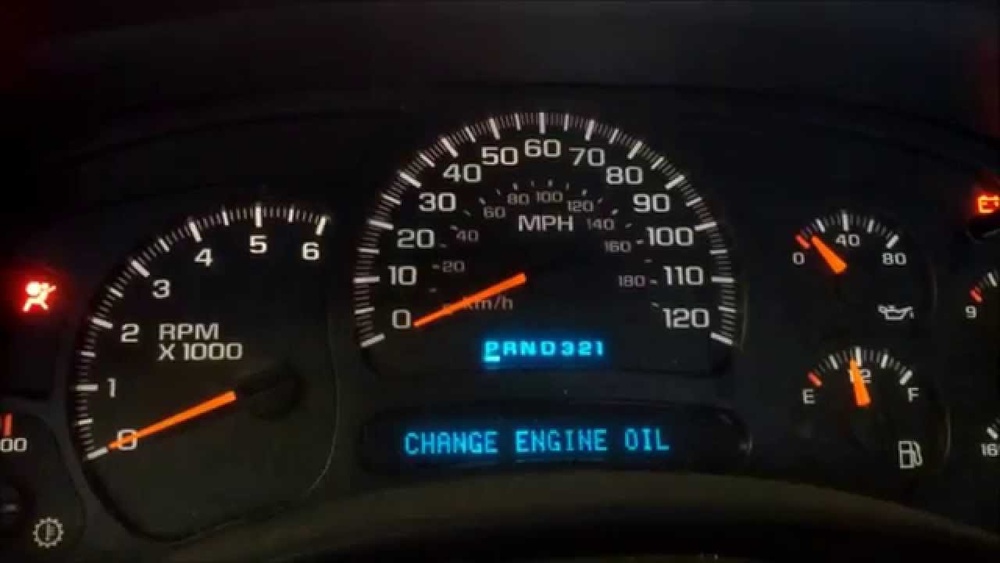 How to Remove Change Oil Light Chevy Silverado