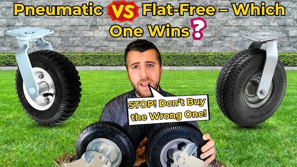 Flat Free Vs Pneumatic Wheelbarrow Tire