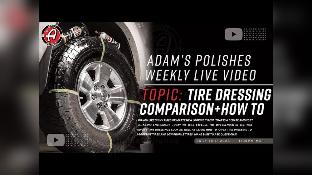 Tire Dressing Vs Tire Shine