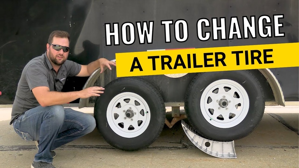 how to change trailer tire