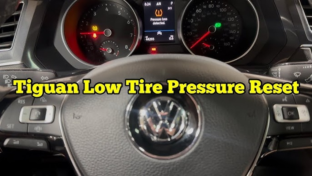 how to check tire pressure on volkswagen tiguan 2024