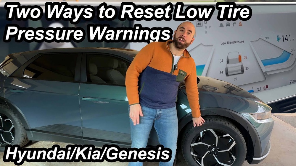 how to reset genesis low tire air pressure light