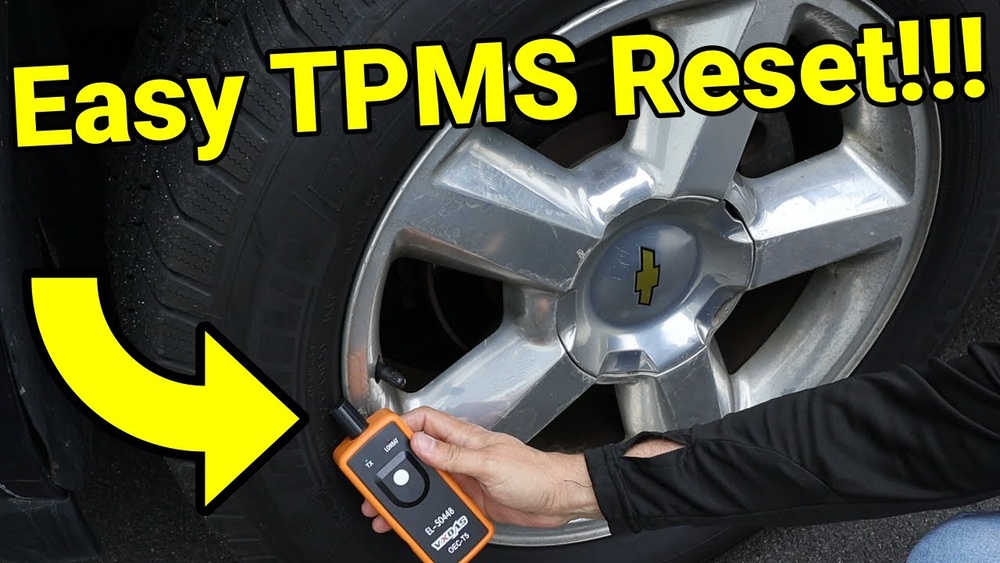 how to reset tire pressure sensor chevy