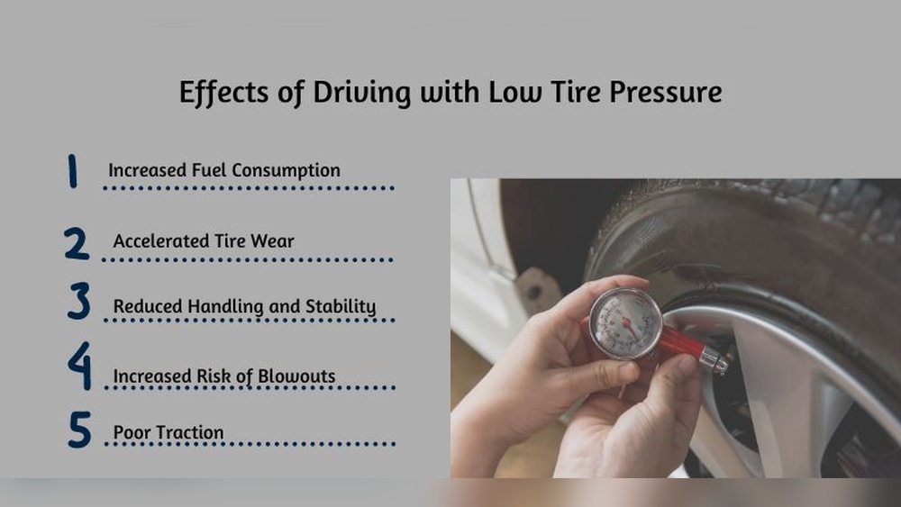 is it bad to drive on low tire pressure